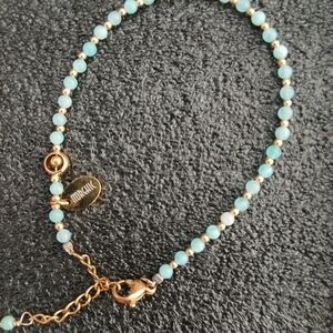 New In Box MORCHIC 18K GOLD PLATED GEMSTONE BRACELET